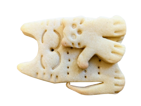 Biscuit chat géant citron